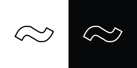 Tilde icon. Graphic Design vector icon. Ui Ux Icons