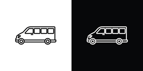 Van icon. Graphic Design vector icon. Ui Ux Icons © Win