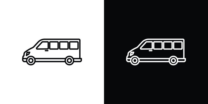 Van icon. Graphic Design vector icon. Ui Ux Icons