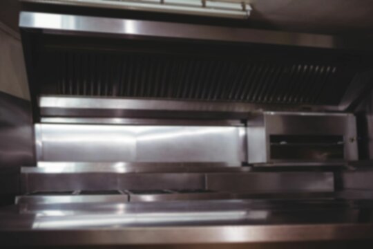 Oven in commercial kitchen