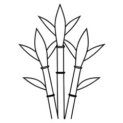 Bamboo Plants Vector Illustration