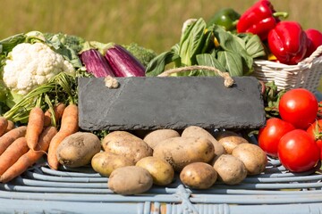 Vegetables at farmers market