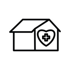 Home Healthcare line icon , vector, pixel perfect, illustrator file 
