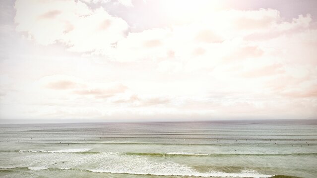Fototapeta Waves on the beach, Ocean view