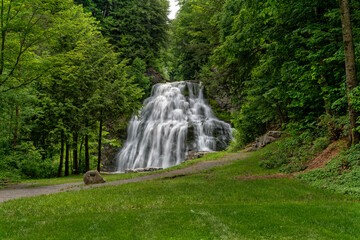 Delphi Falls at Delphi Falls County Park In New York
