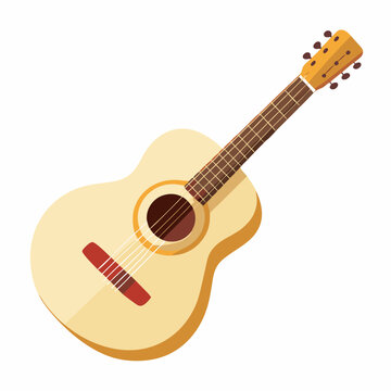 acoustic guitar vector