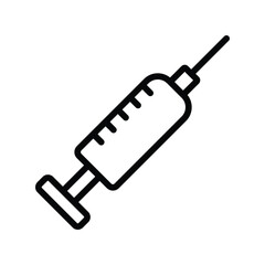 Syringe line icon , vector, pixel perfect, illustrator file 
