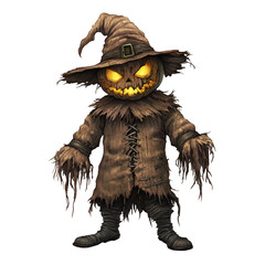 Jackolantern Scarecrow Halloween Spooky Fantasy