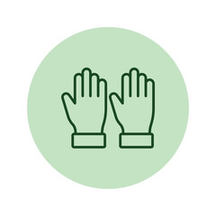 Gloves vector, pixel perfect, illustrator file 
