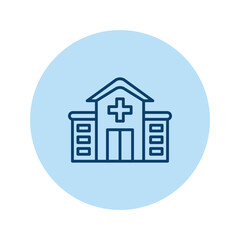 Hospital vector, pixel perfect, illustrator file 

