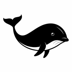 Simple Marine Silhouette – Whale