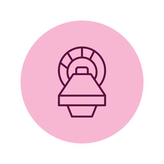 MRI Machine vector, pixel perfect, illustrator file 
