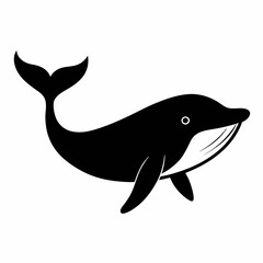 Simple Marine Silhouette – Whale