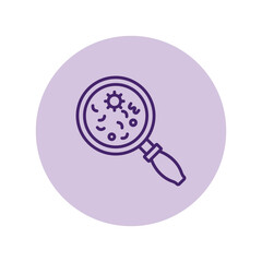 Search Germs vector, pixel perfect, illustrator file 
