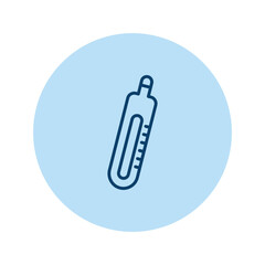 Thermometer vector, pixel perfect, illustrator file 
