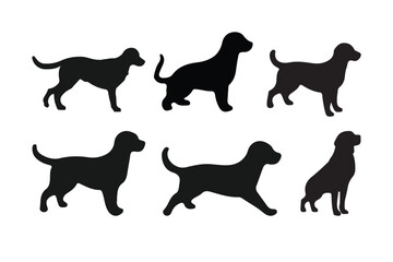 Colorful Dogs Icon Set