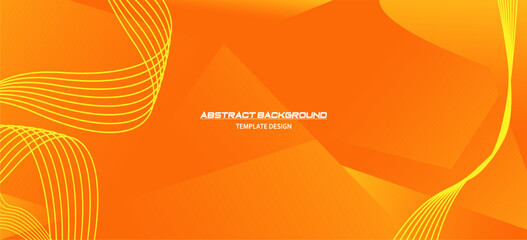 Orange Gradient Vector Background and Template Design Layout