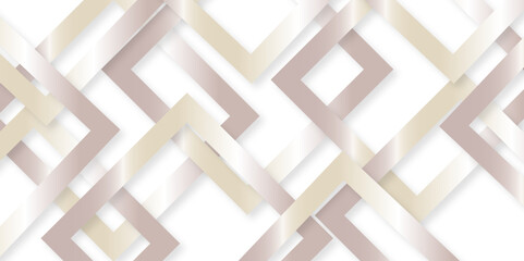 Abstract luxury Overlap random cube vector element modern overlay diamond triangle paper white and gray technology pattern web corporate brochure layer space texture background.	