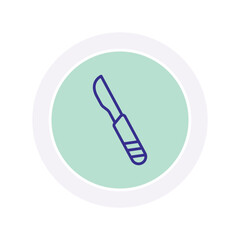 Scalpel vector, pixel perfect, illustrator file 
