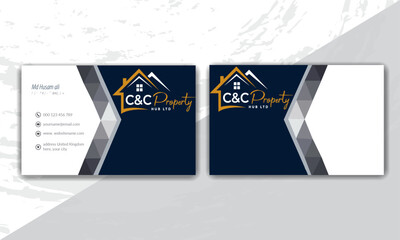 Corporate business card design template