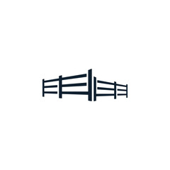 simple and Elegant fence logo