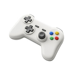 White Game Controller Gaming Joystick Console Device