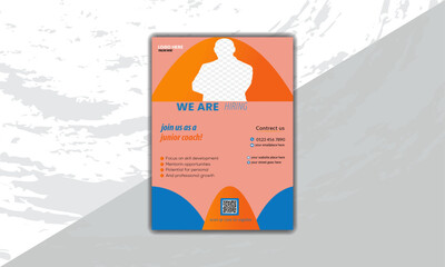 Strategic Consultancy Flyer: Sleek Design for Professional Branding | Multicolor theme | Indigo & Sky blue | Geometric Design	
