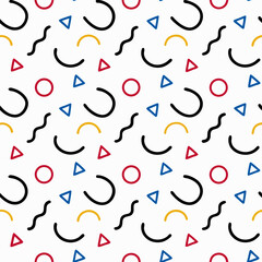 Colorful Hand-Drawn Abstract Shapes