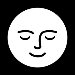 New Moon with Face