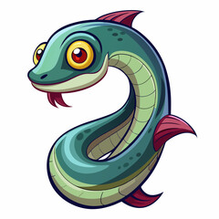 Obraz premium snake in the form of a snake