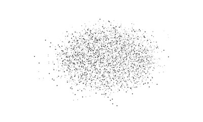 Black confetti splatter, modern sparkle texture. Ideal for festive, elegant, or abstract design projects.