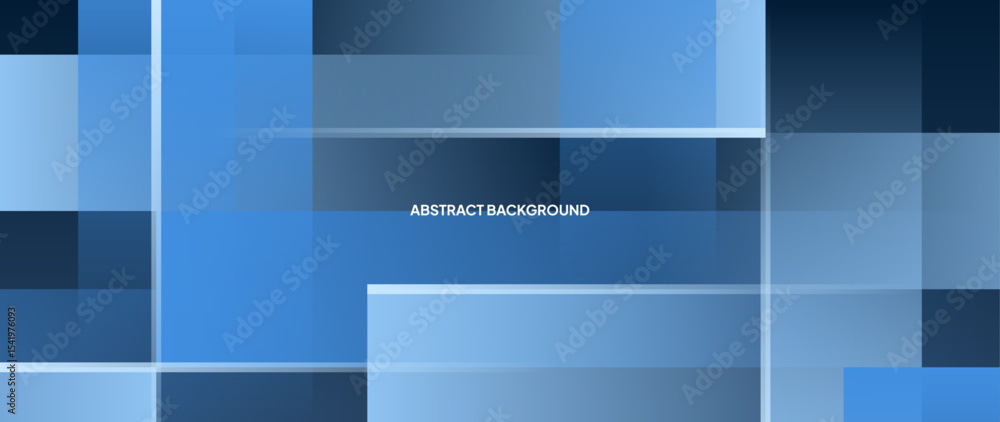 Poster modern blue abstract background with a bold outline pattern. minimal color gradation. web banner, wa
