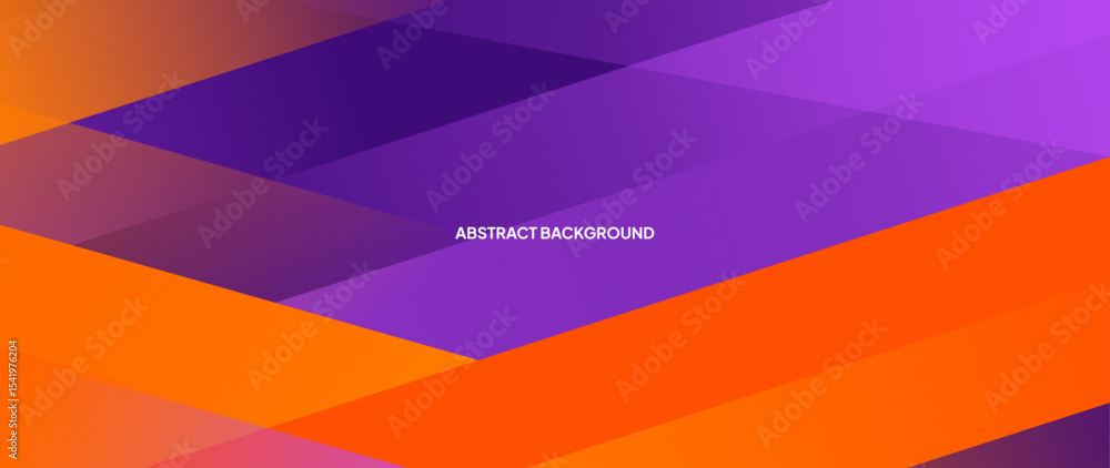 Aufkleber modern purple and orange abstract background with a bold outline pattern. minimal color gradient. we