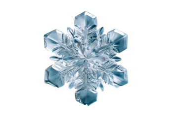 Beautiful snowflake design with intricate patterns and shapes