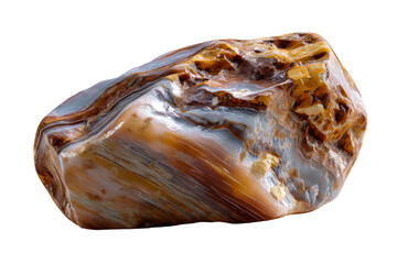 Beautiful agate stone with intricate patterns and colors