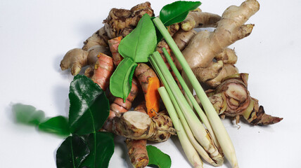 Aromatic Spice Medley: An inviting medley of fragrant spices, meticulously arranged to showcase the vibrant colors and textures of natural culinary elements.