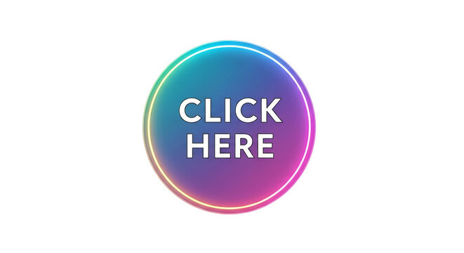A vibrant circle graphic urges the viewer to take action and click the brightly glowing button.