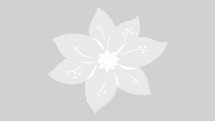 Elegant floral vector design with transparent background ideal for versatile projects