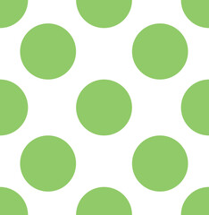 seamless background with green circles