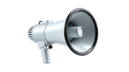 Megaphone with a transparent background for communication needs