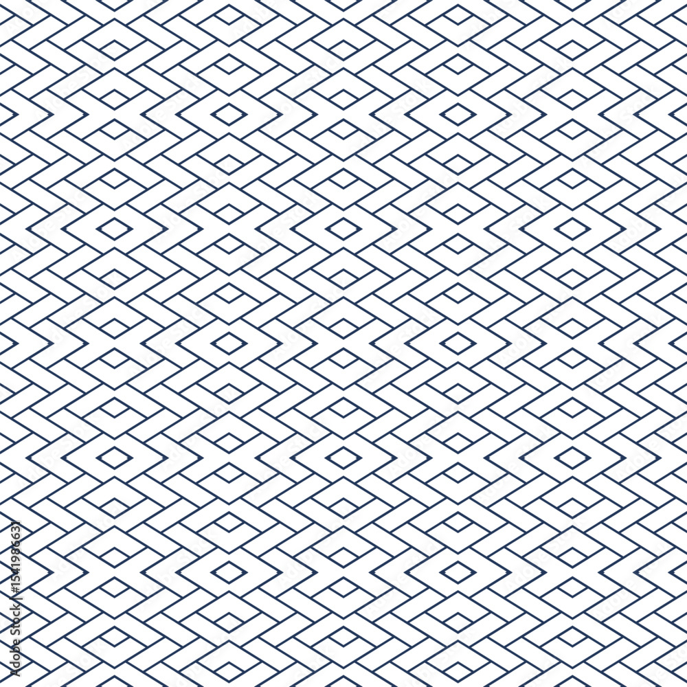Poster vector seamless pattern with waves