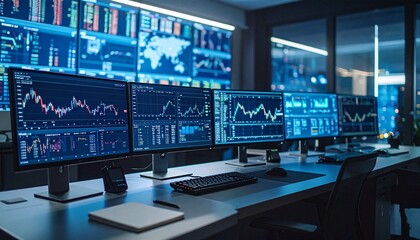 computer monitor screen with binary code