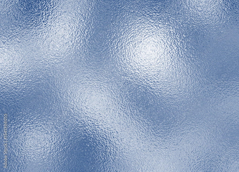 Poster shiny silver foil texture. soft blue foil glass texture background. abstract gradient bright light r