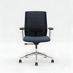 Modern Office Chair: A sleek and ergonomic office chair with a mesh back and adjustable features, designed for comfort and productivity in a contemporary workspace.