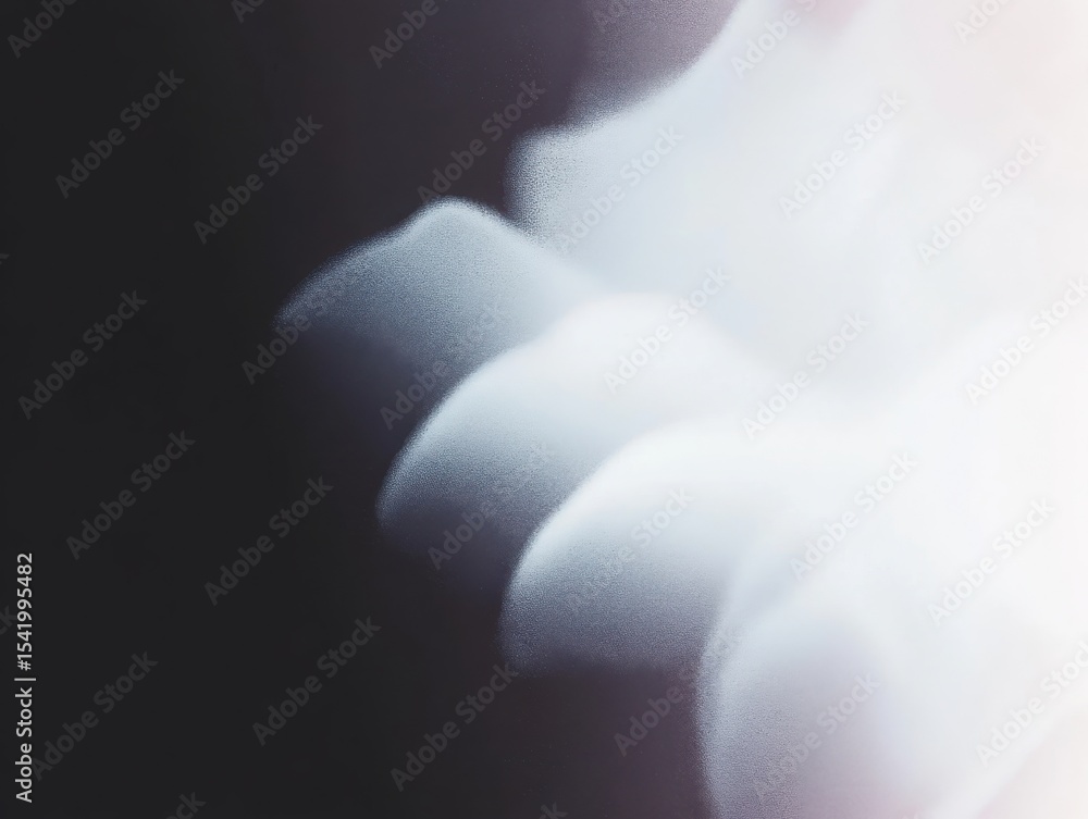 Poster gradient pattern with dark tones fading into a light glow, representing elegant abstract art and mod