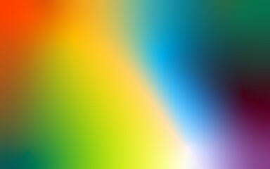 Colorful blurred rainbow gradient backdrop ideal for website or app design.