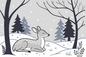 Dreaming the Winter Deer