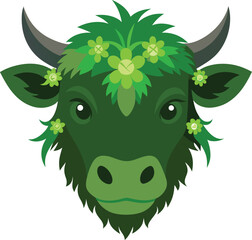 Fototapeta premium green monster vector