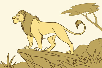 Fierce Majesty: Lion in Command
