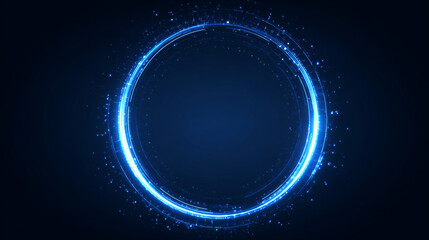  Futuristic circle vector HUD interface screen design. Abstract style on blue background. Abstract vector background. Abstract technology communication design innovation concept background. 
